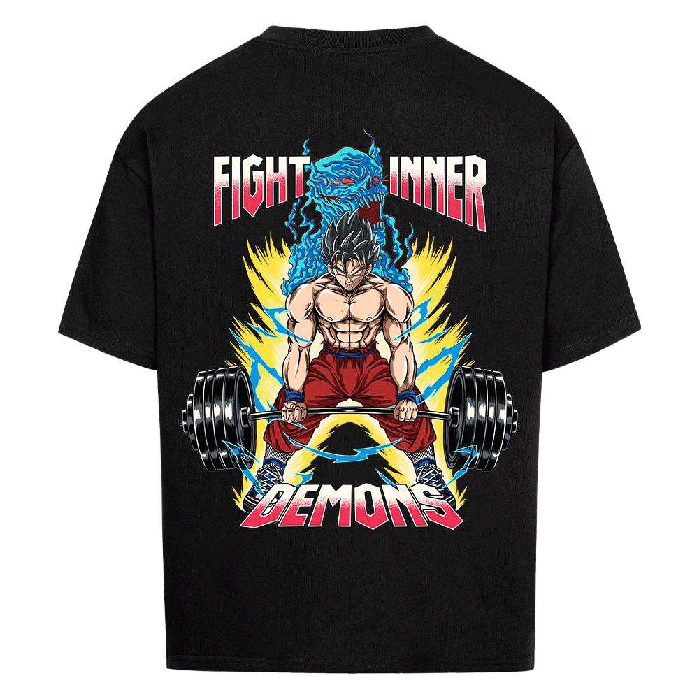 FIGHT INNER DEMONS - HEAVY OVERSIZED SHIRT