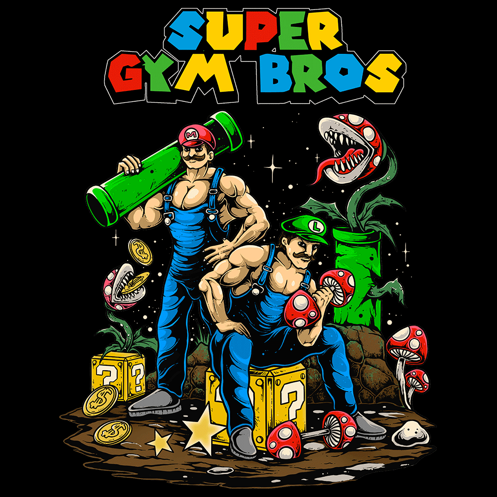 SUPER GYM BROS - HEAVY OVERSIZED SHIRT