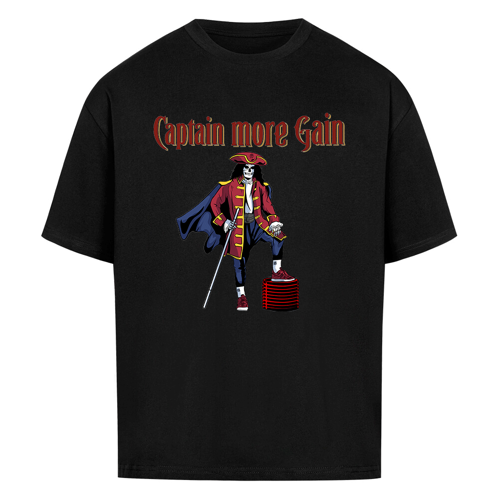 CAPTAIN MORE GAIN - HEAVY OVERSIZED SHIRT
