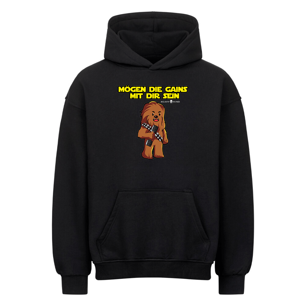 MAY THE GAINS BE WITH YOU - HEAVY OVERSIZED HOODIE