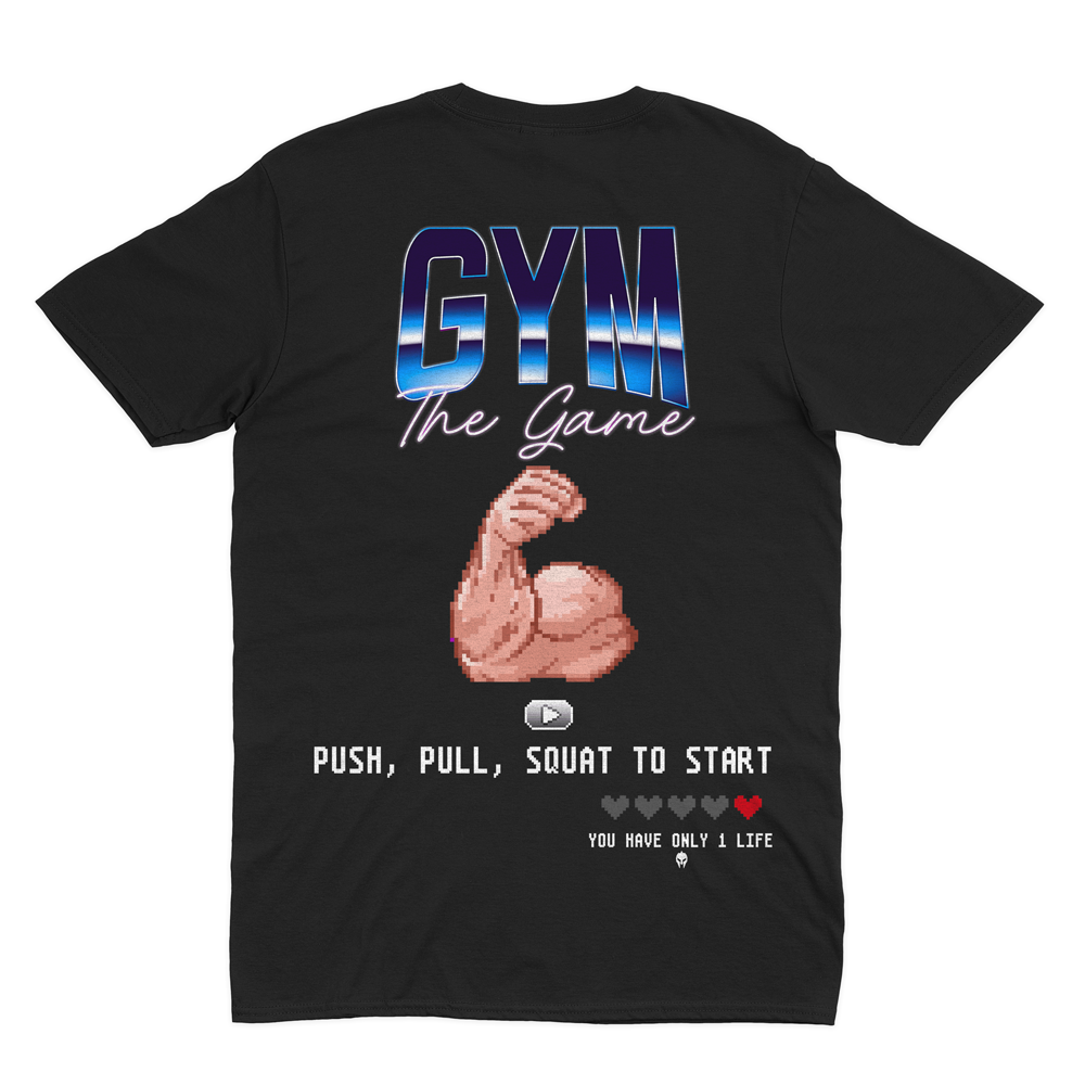 GYM THE GAME - HEAVY SHIRT BACKPRINT