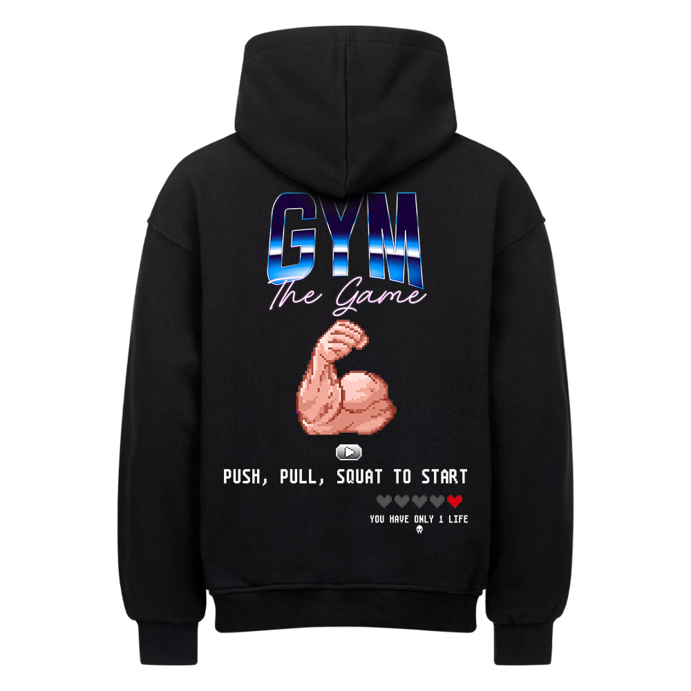 GYM THE GAME - HEAVY OVERSIZED HOODIE BACKPRINT