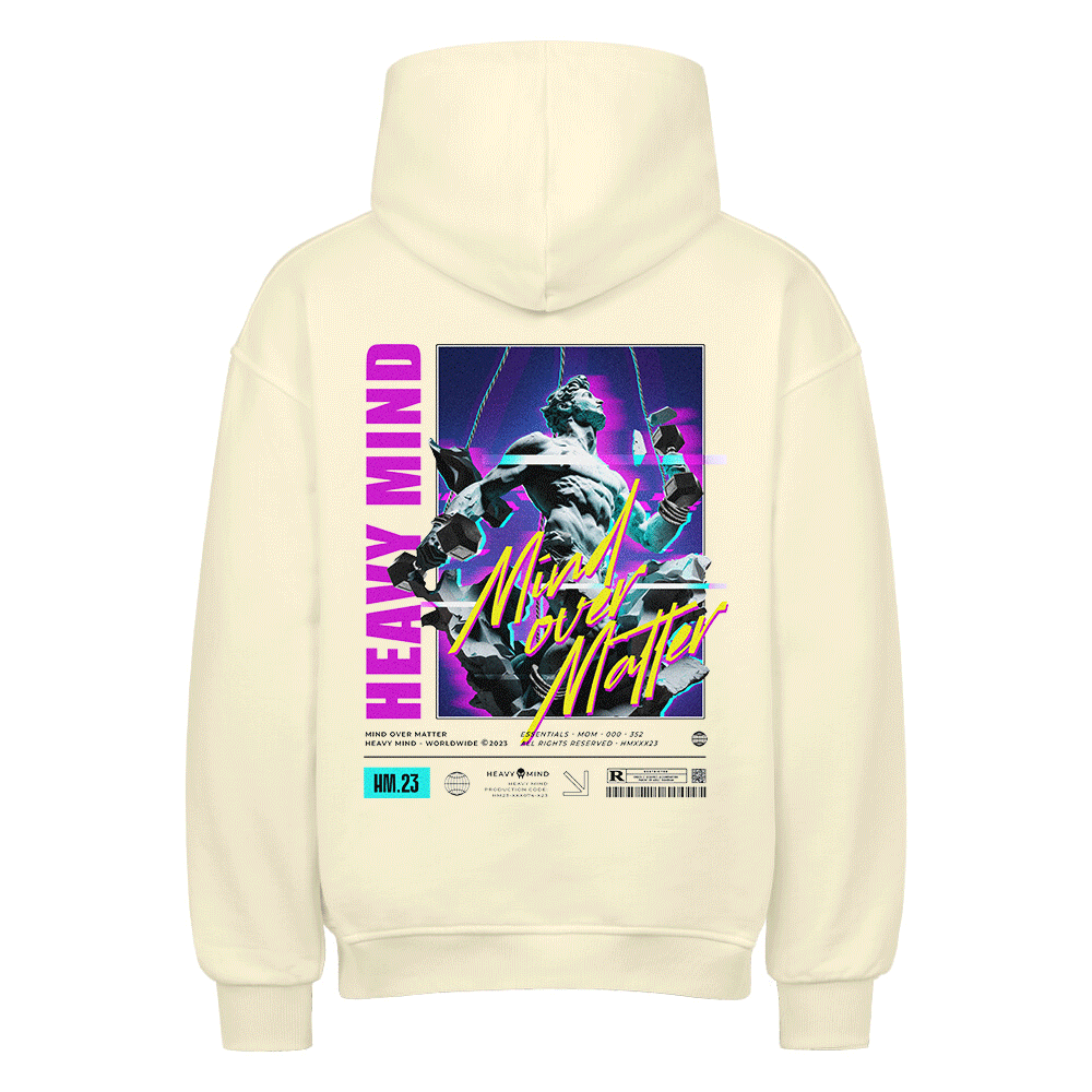 MIND OVER MATTER - HEAVY OVERSIZED HOODIE