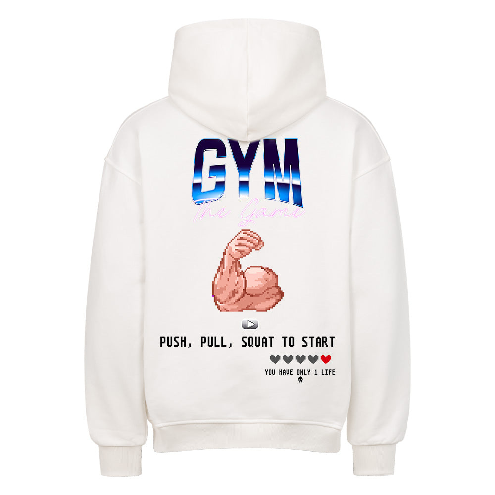 GYM THE GAME - HEAVY OVERSIZED HOODIE BACKPRINT