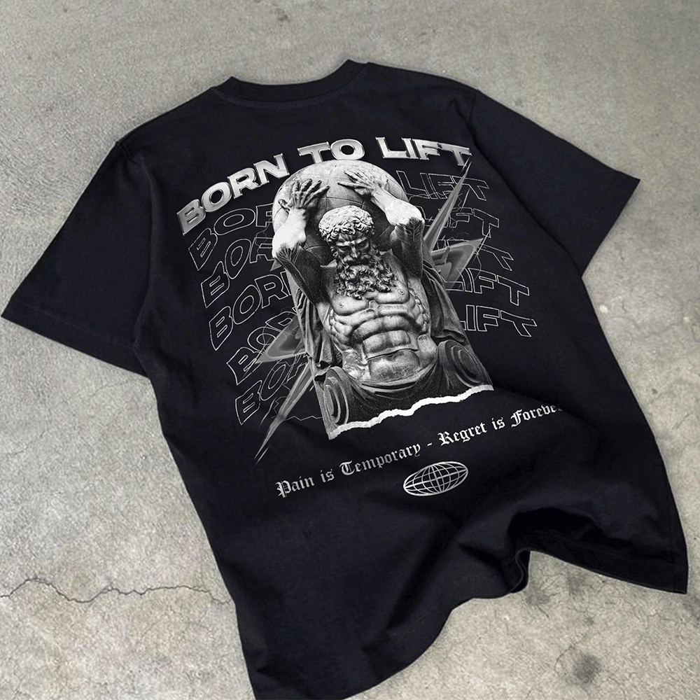 BORN TO LIFT - HEAVY OVERSIZED SHIRT