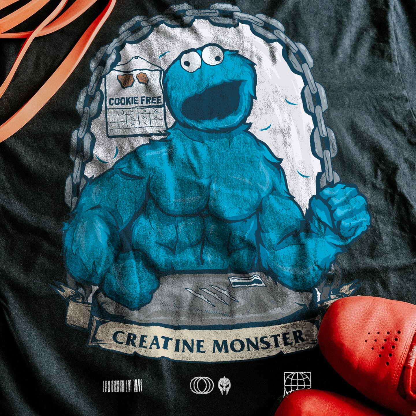 CREATINE MONSTER - HEAVY SHIRT BACKPRINT