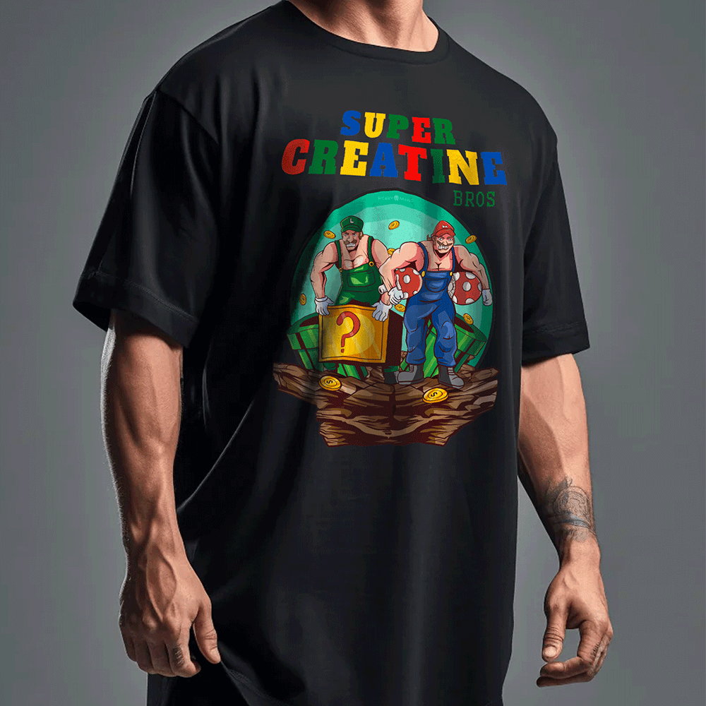 SUPER CREATINE BROS - HEAVY OVERSIZED SHIRT