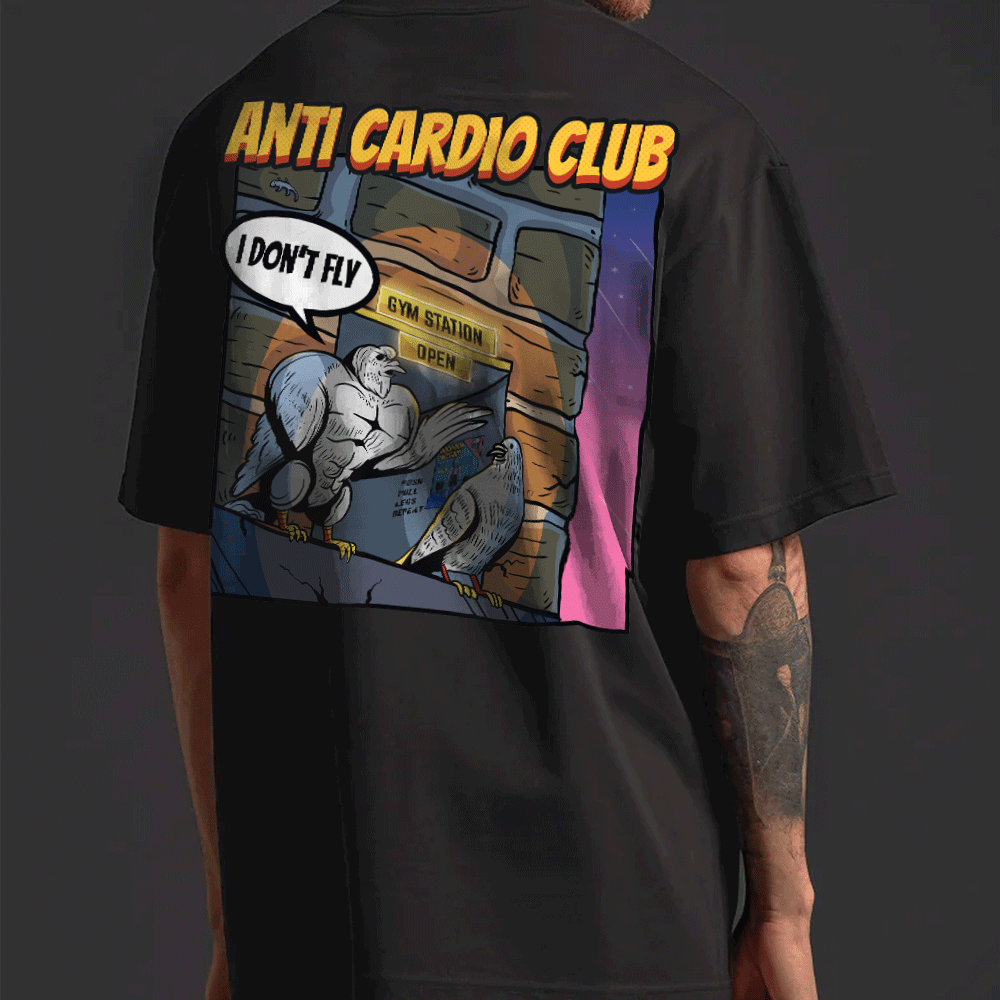 ANTI CARDIO CLUB - HEAVY OVERSIZED SHIRT