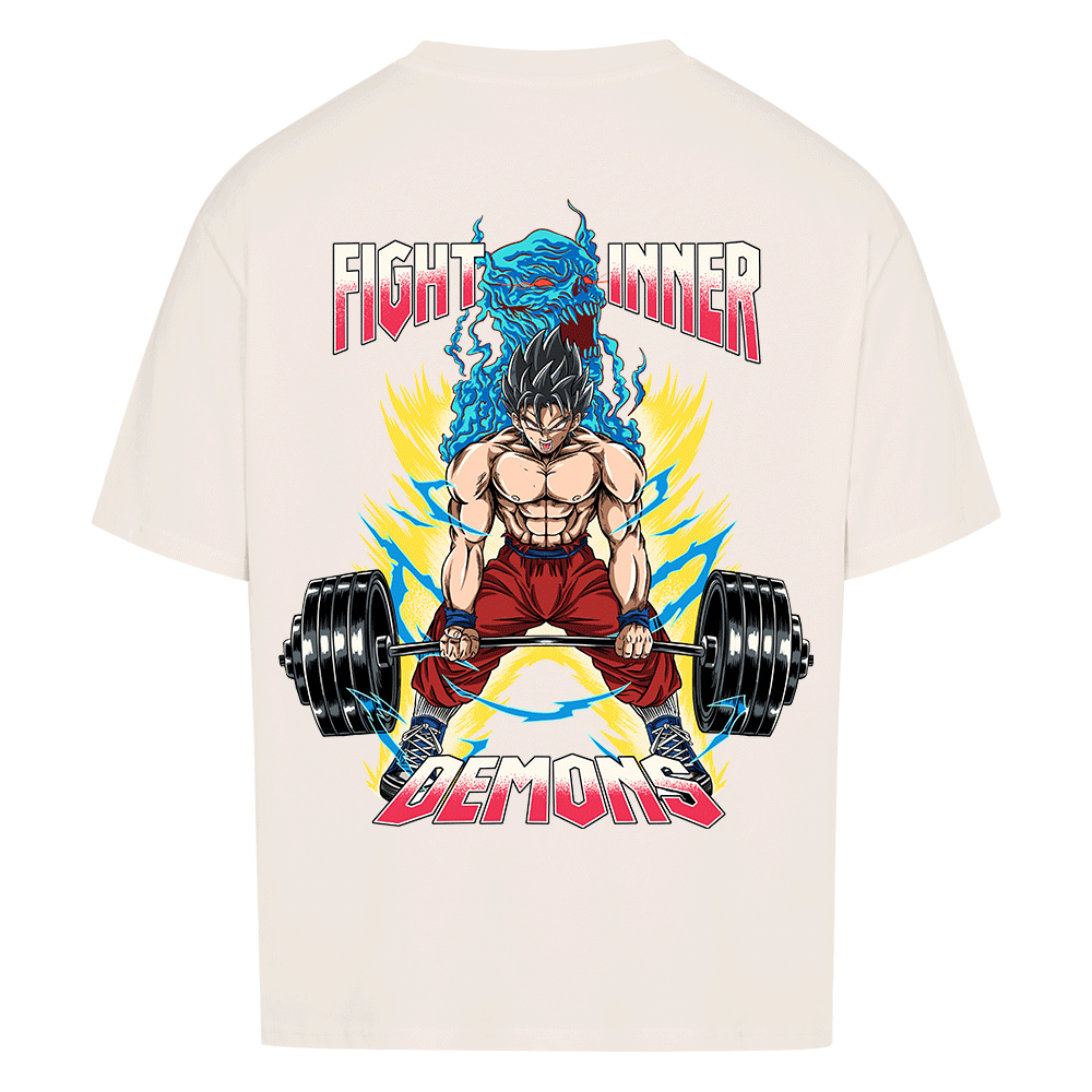 FIGHT INNER DEMONS - HEAVY OVERSIZED SHIRT