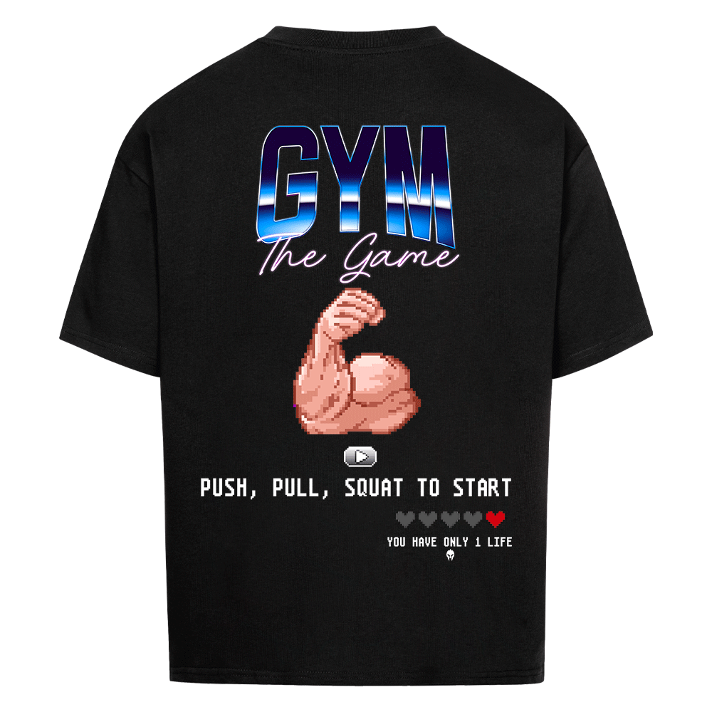 GYM THE GAME - HEAVY OVERSIZED SHIRT BACKPRINT