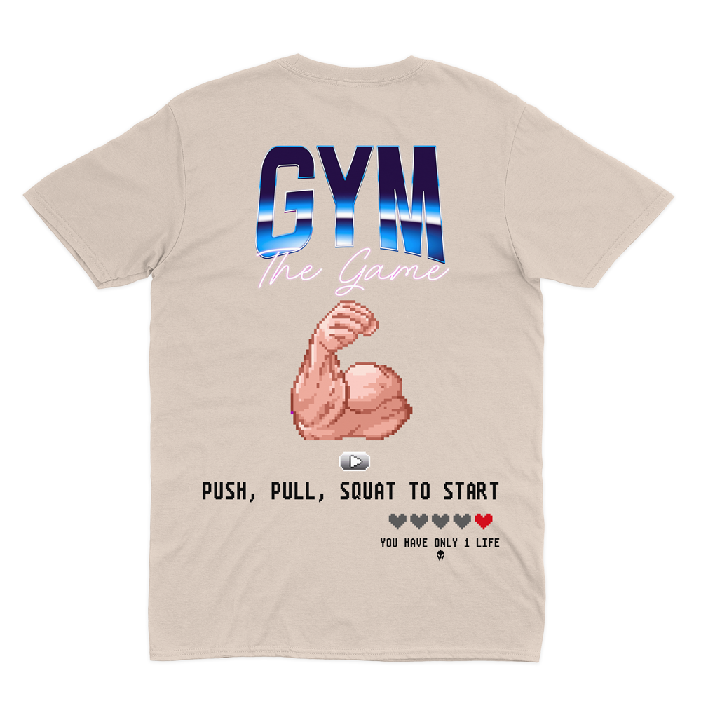 GYM THE GAME - HEAVY SHIRT BACKPRINT