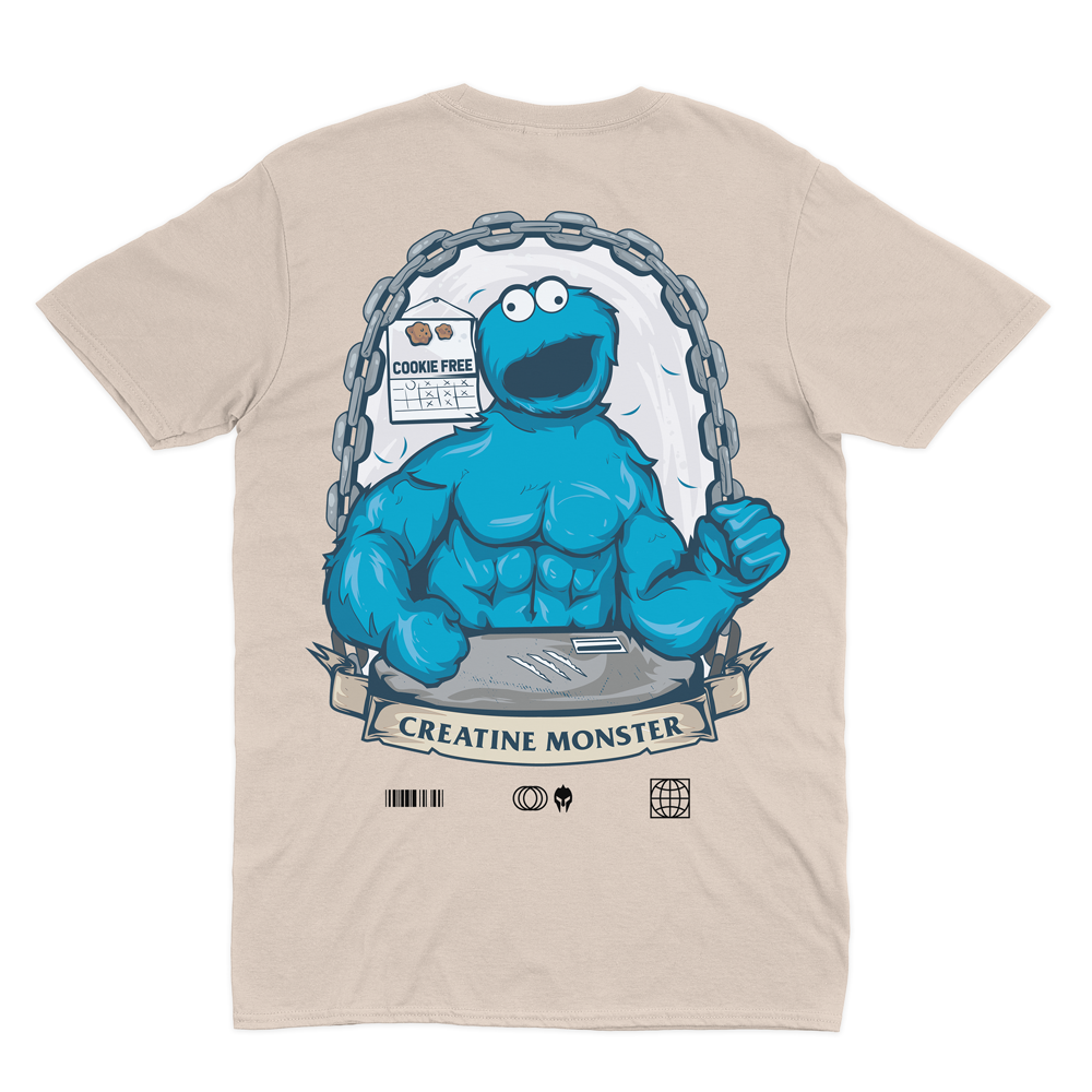 CREATINE MONSTER - HEAVY SHIRT BACKPRINT