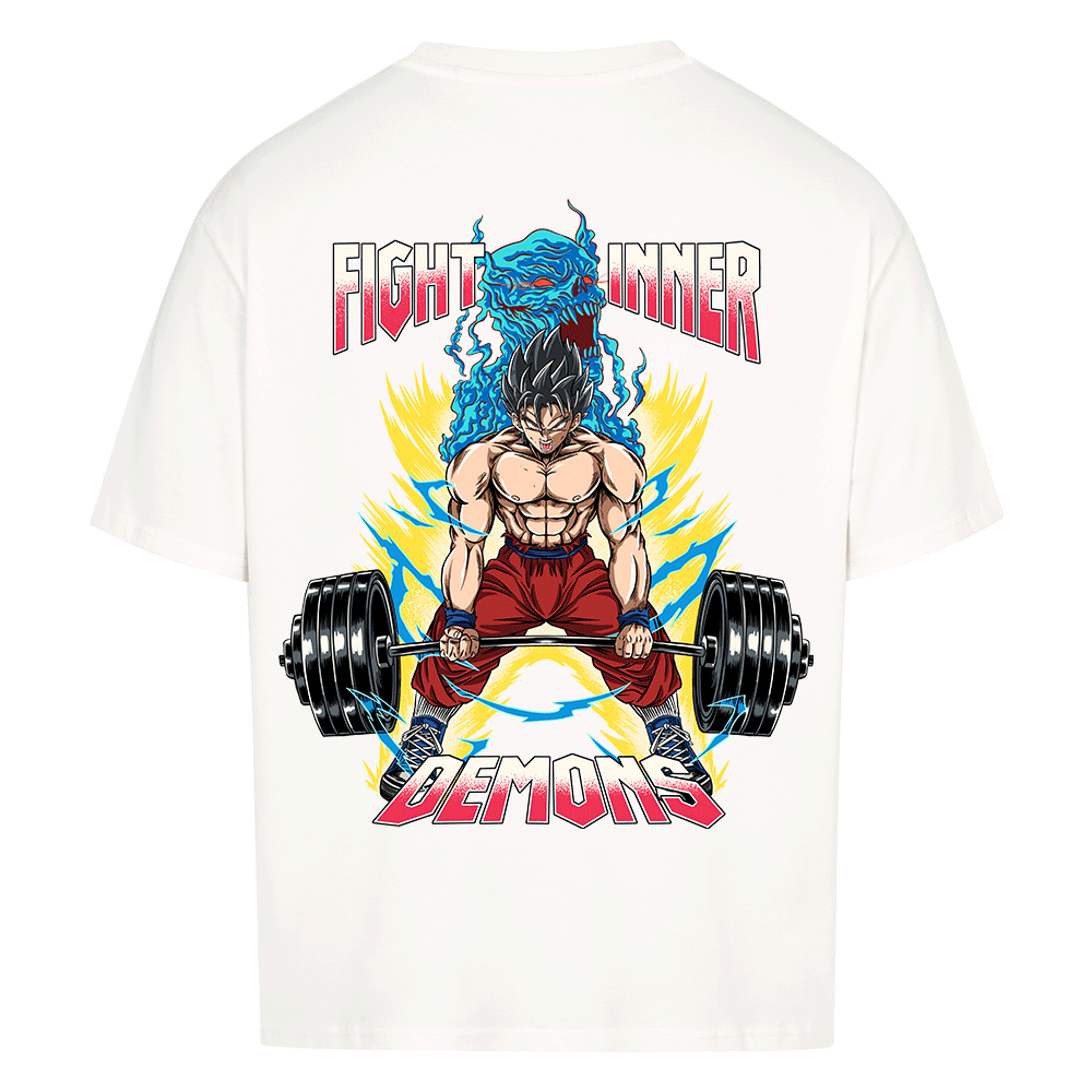 FIGHT INNER DEMONS - HEAVY OVERSIZED SHIRT