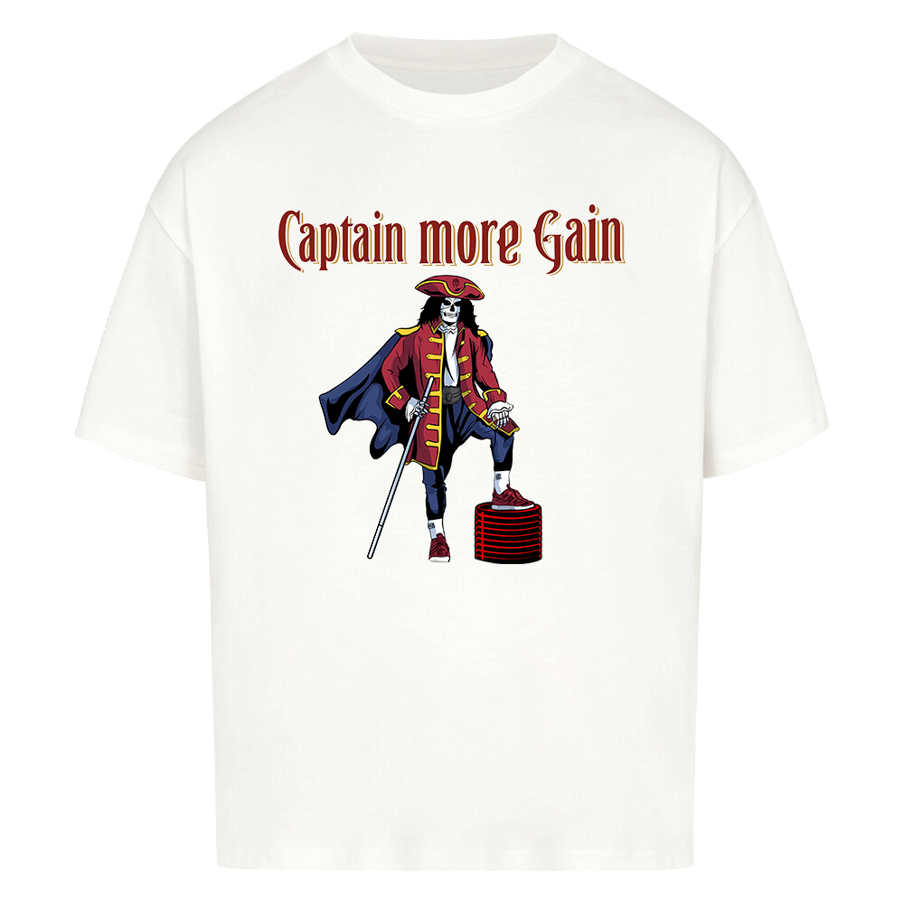 CAPTAIN MORE GAIN - HEAVY OVERSIZED SHIRT
