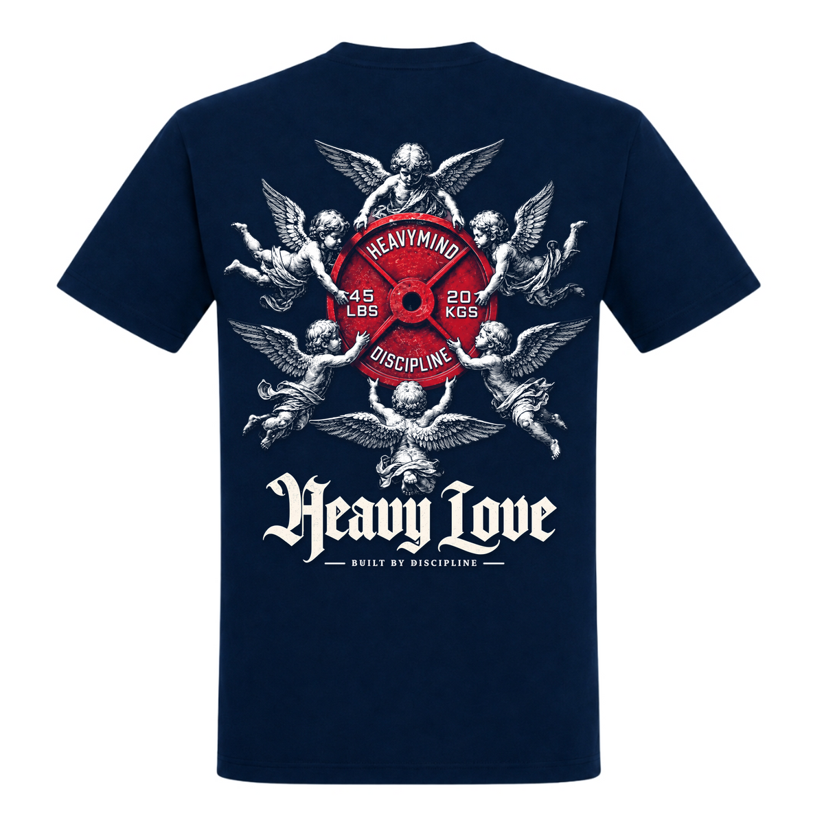 Heavy Love – Heavy Shirt in French Navy, Rückansicht | Heavy Mind