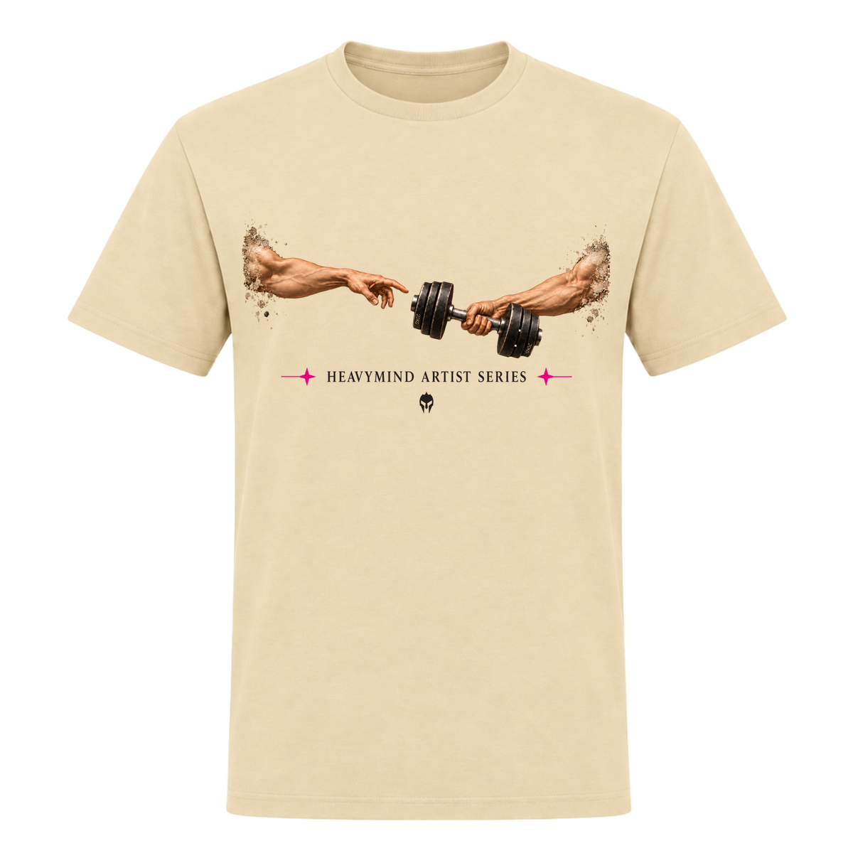 Touch from Gym – Heavy Shirt in Natural, Vorderansicht | Heavy Mind