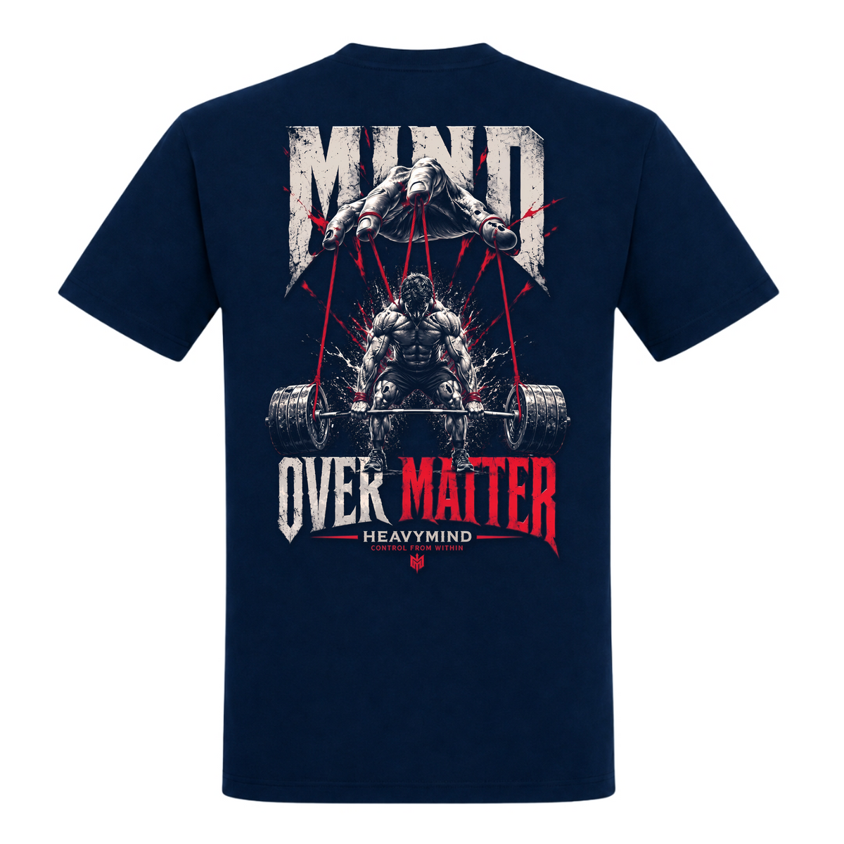 Mind Over Matter – Heavy Shirt in French Navy, Rückansicht | Heavy Mind