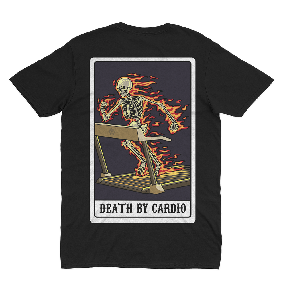 DEATH BY CARDIO - HEAVY SHIRT BACKPRINT