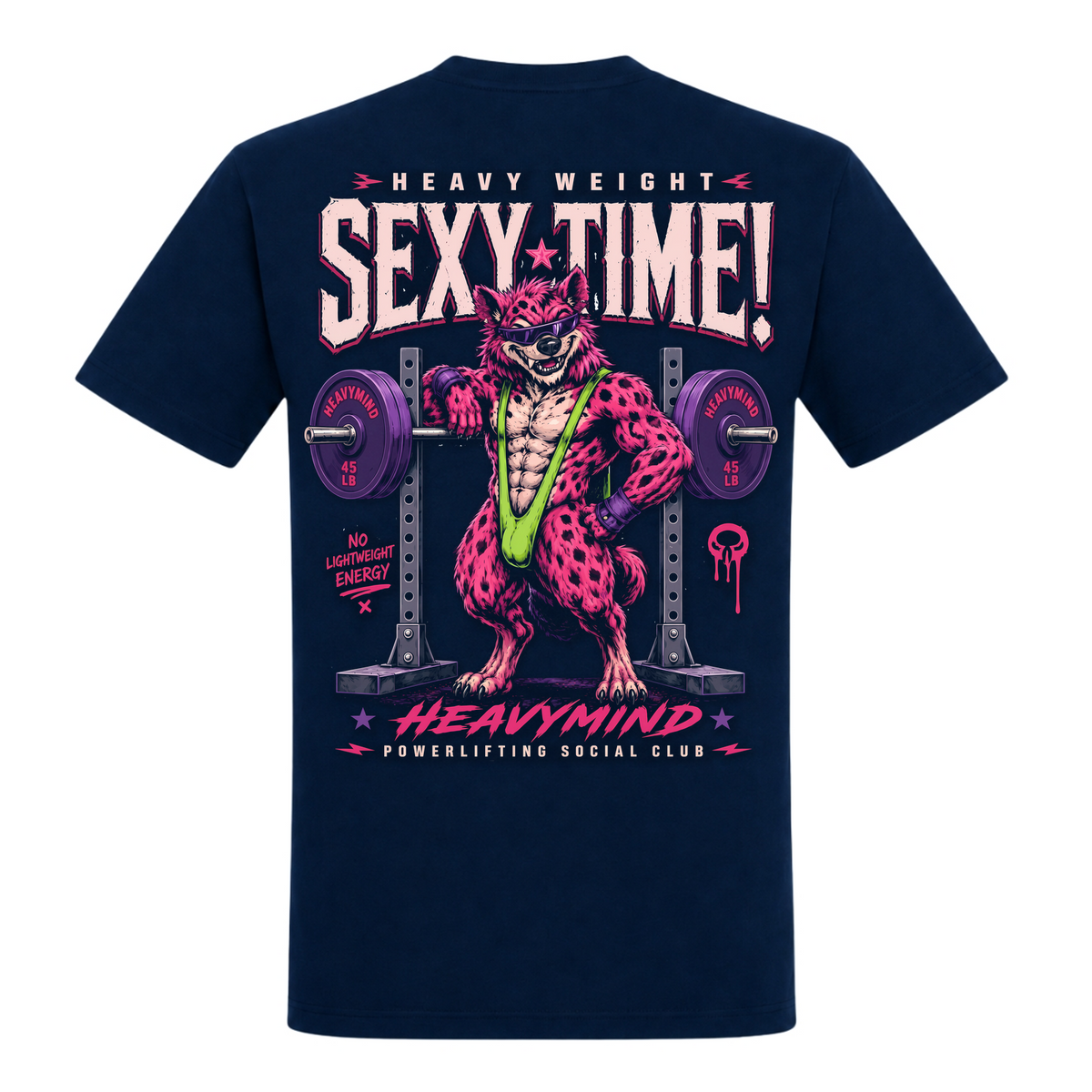Heavy Weight Sexy Time – Heavy Shirt in French Navy, Rückansicht | Heavy Mind