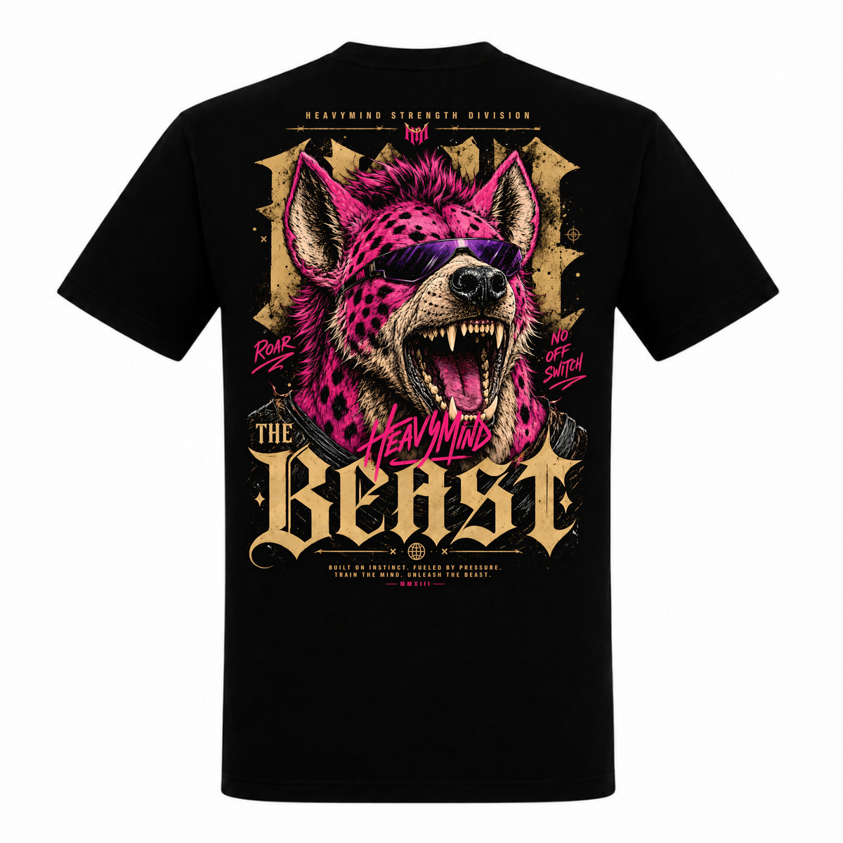 The Beast – Heavy Shirt in Schwarz, Rückansicht | Heavy Mind