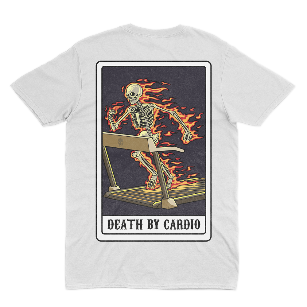 DEATH BY CARDIO - HEAVY SHIRT BACKPRINT